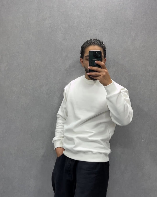 PREMIUM COTTON FLEECE PLAIN SWEATSHIRTS