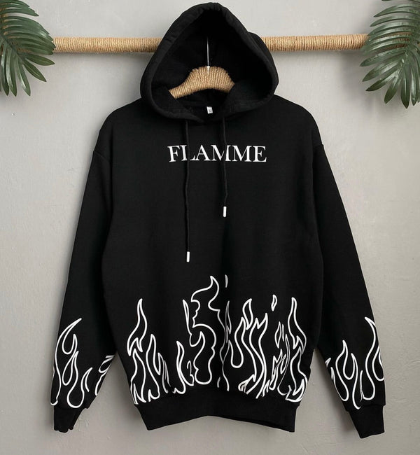 FLAME DESIGN HOODIE