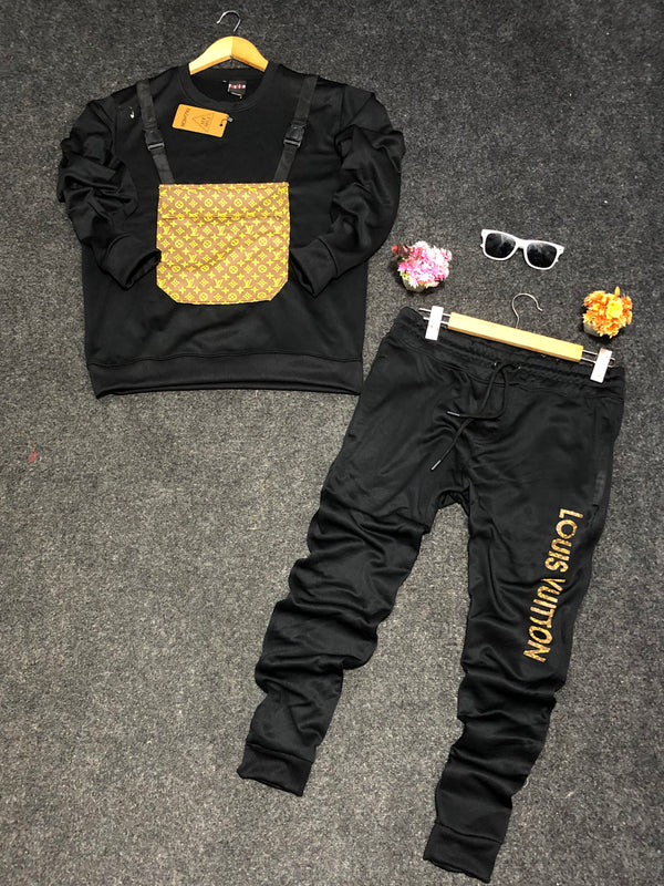 Front pocket with Strip tracksuit