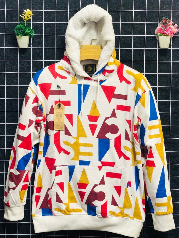 Multi Color Printed Hoodie