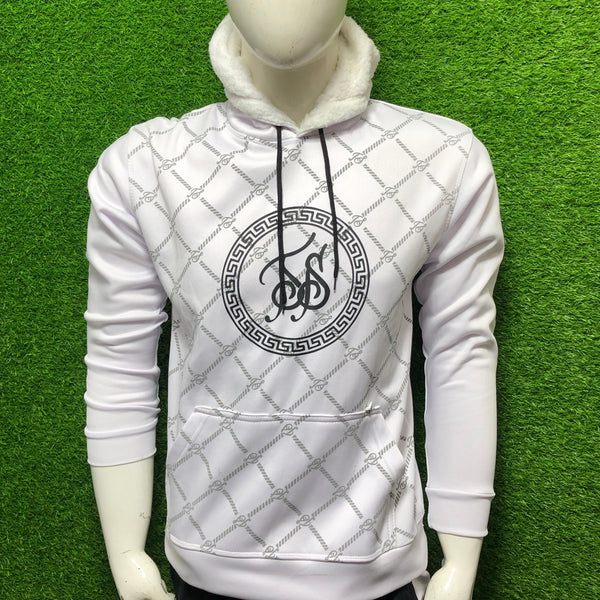 White hoodies