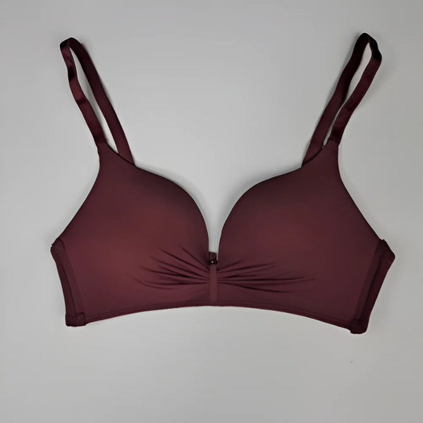 MEHROON PUFF SOFT BRA & PANTY SET